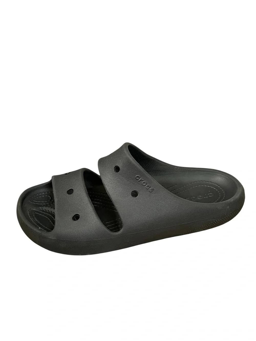CROCS Classic Black Slide 2 Strap Sandals